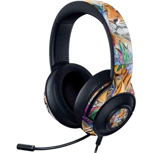 Daydream Galaxy Tigers by Sheena Pike Razer Kraken X Skin